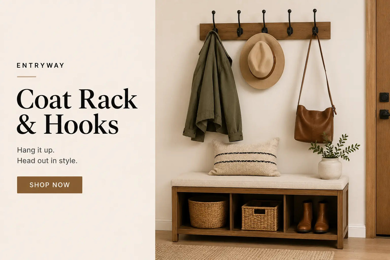 Coat Racks & Hooks Glass House Furnishings