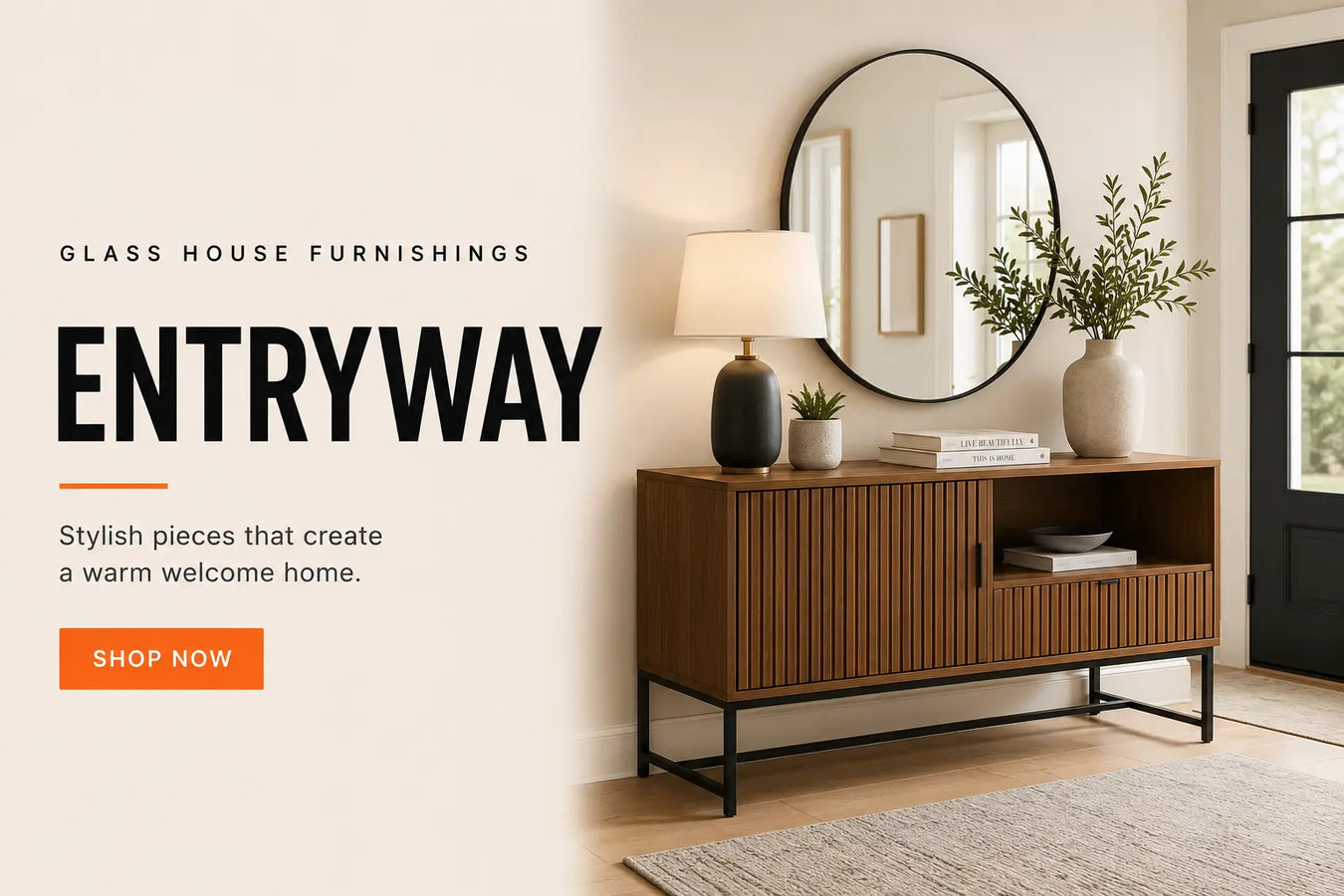 Entryway Glass House Furnishings
