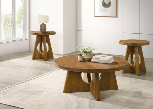 Sullivan End Pedestal Coffee Table | Glass House Furnishings