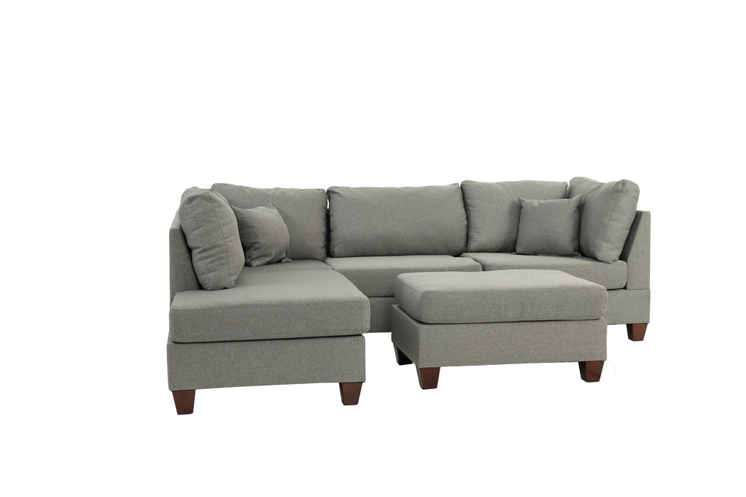 3-PC SECTIONAL in Gray