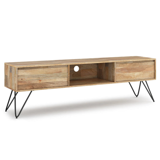 Hunter Wide Mango Wood TV Stand | Glass House Furnishings