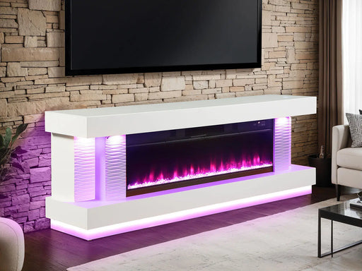 Corbin Electric Fire Place TV Stand | Glass House Furnishings