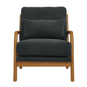 Wooden Lounge Chair Glass House Furnishings