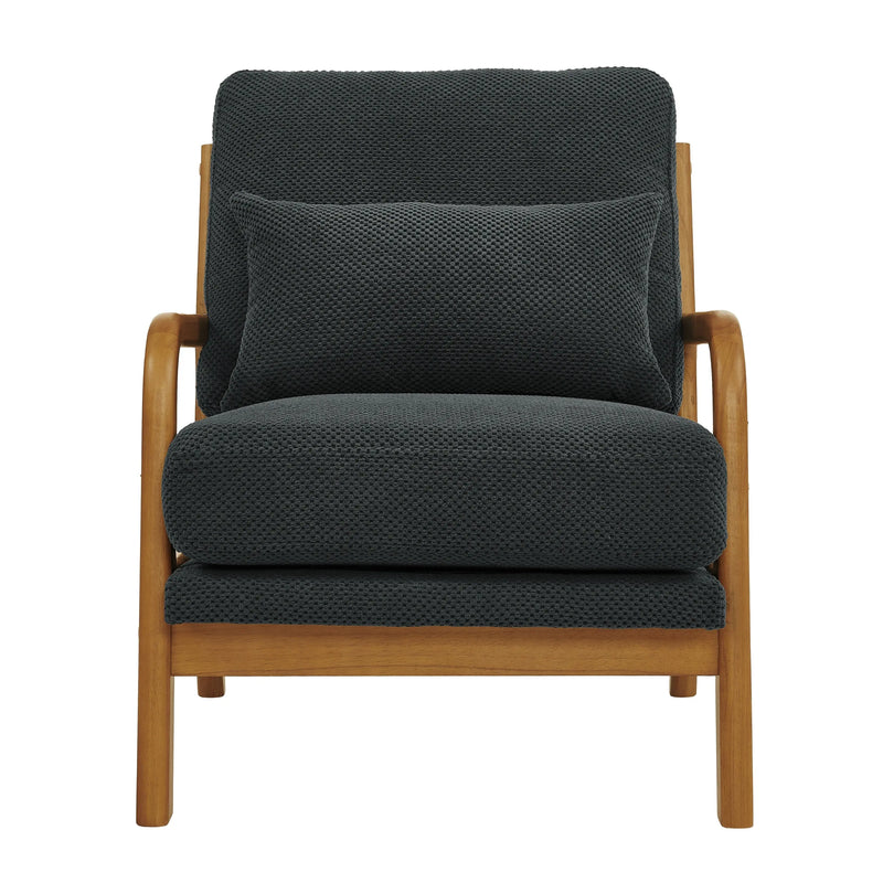 Wooden Lounge Chair Glass House Furnishings