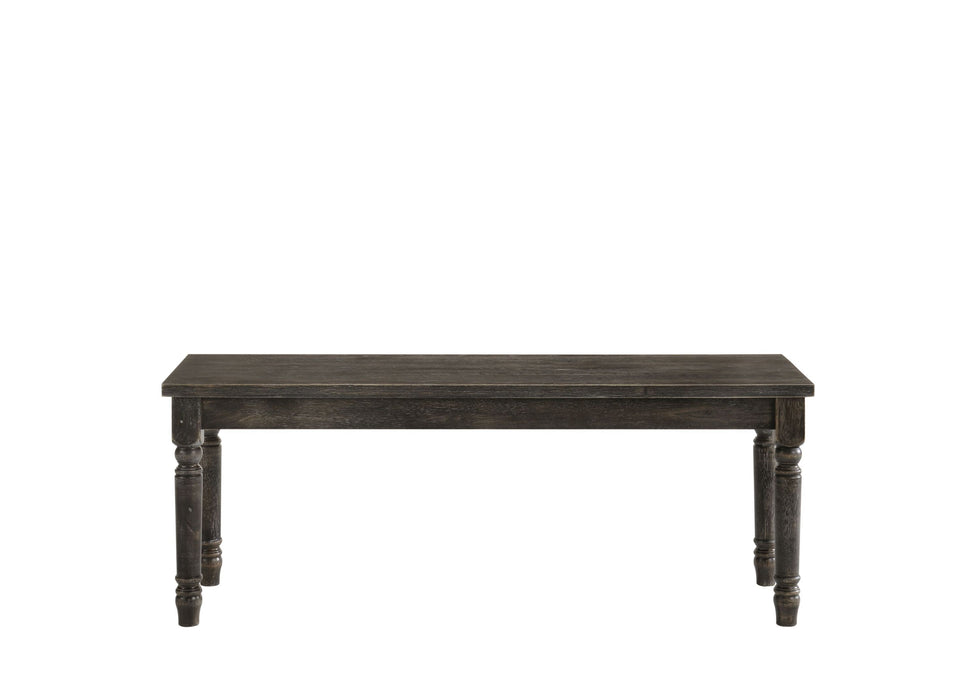 ACME Claudia II Bench In Weathered Gray