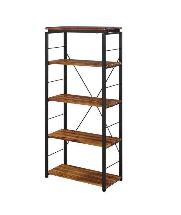 ACME Jurgen Bookshelf In Oak & Black