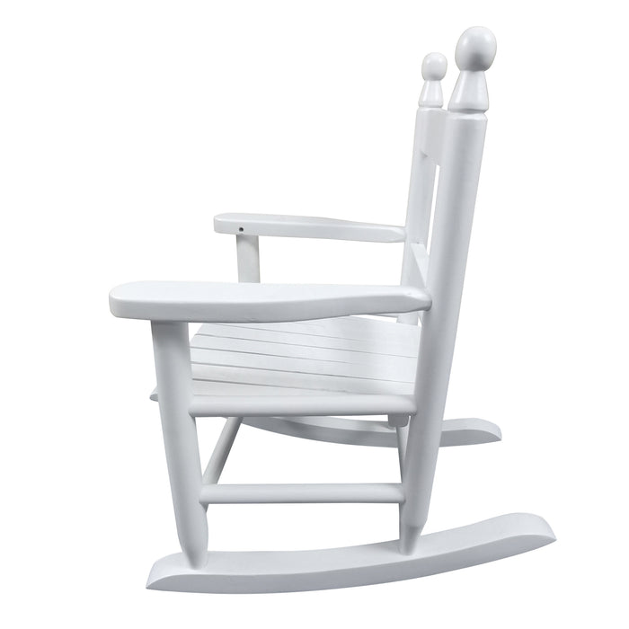 Children's Rocking Chair, Indoor/Outdoor, Suitable For Kids, Durable, White