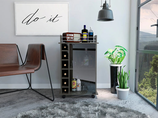 Savannah Bar Cart Carbon Furniture | Glass House Furnishings