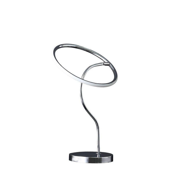 25.5" In Circular Halo Ring Led Modern Table Lamp