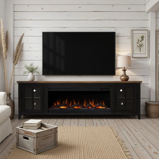 Verona Vale Fireplace Tvs Up TV Stand | Glass House Furnishings