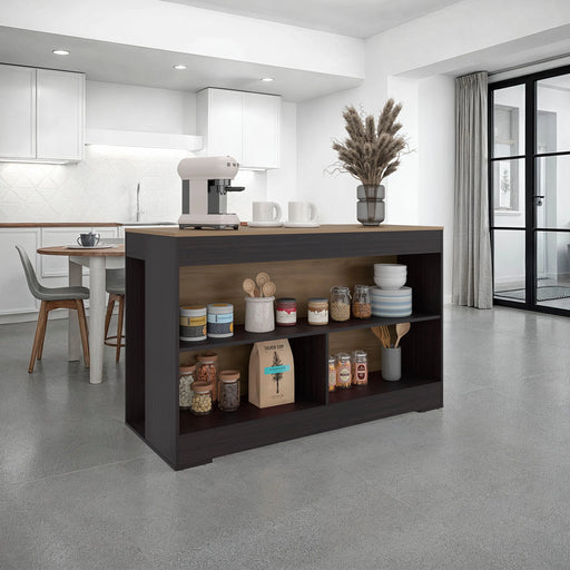 Makoti Kitchen Island ' Furniture | Glass House Furnishings