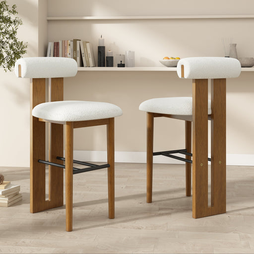 Renee Indoor Upholstered Barstool Furniture | Glass House Furnishings