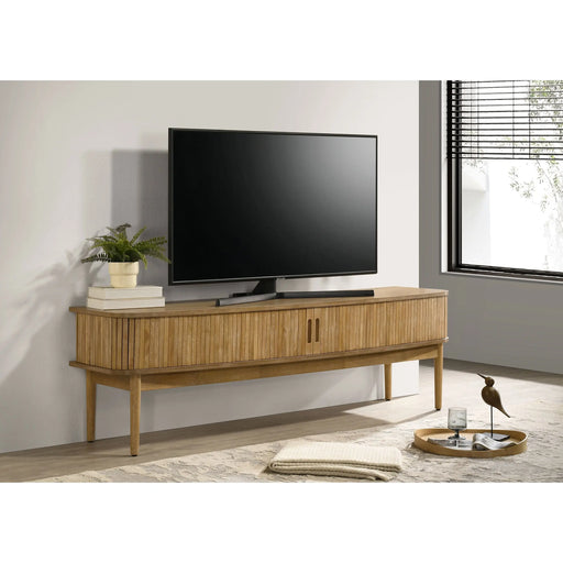 Teleli Weathered Natural TV Stand | Glass House Furnishings