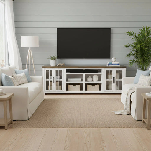 Kingsley ' Farmhouse Tvs TV Stand | Glass House Furnishings