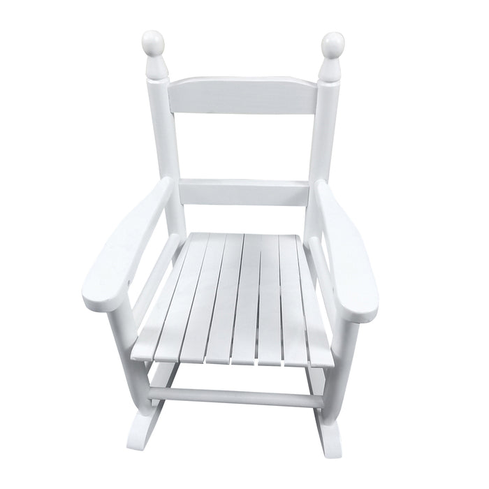 Children's Rocking Chair, Indoor/Outdoor, Suitable For Kids, Durable, White