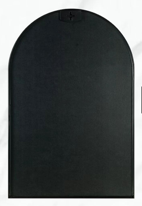 Black 24*36IN Metal Arch mirror