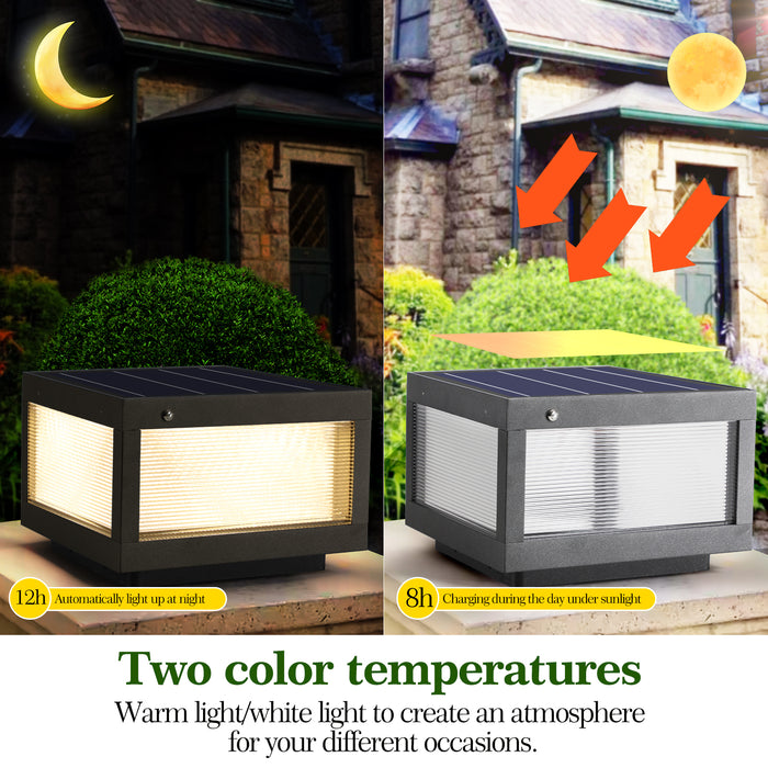 Solar Wall Lamp With Dimmable LED