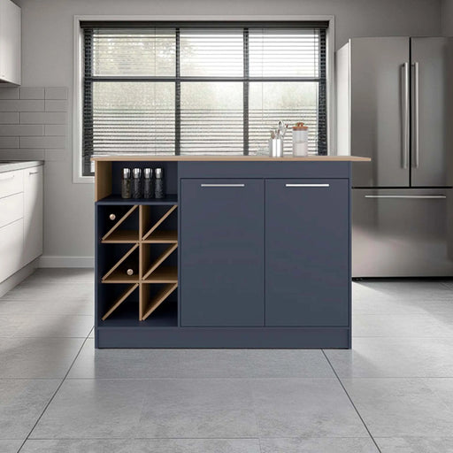 Kronos Azul Natural Oak Cabinet | Glass House Furnishings