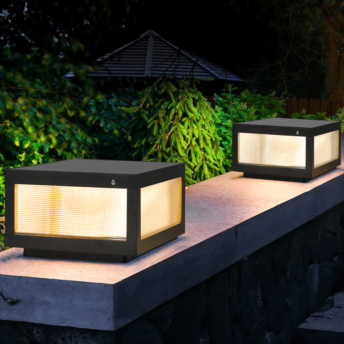 Solar Wall Lamp With Dimmable LED (2 pack)