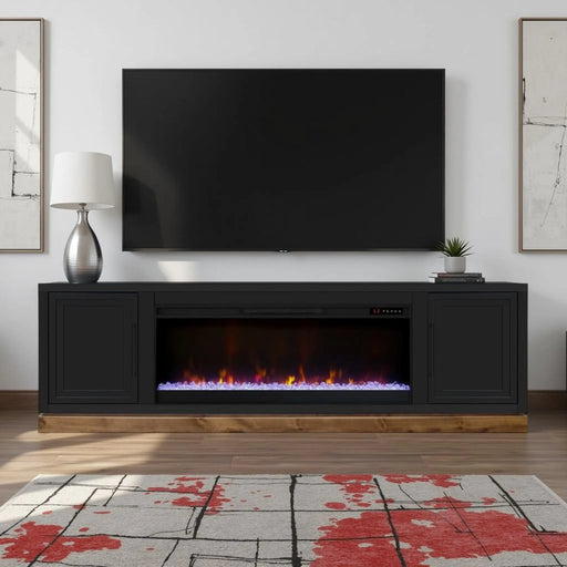 Nora In Fireplace TV Stand | Glass House Furnishings