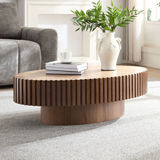 Umbria Handcraft Drum Coffee Table | Glass House Furnishings