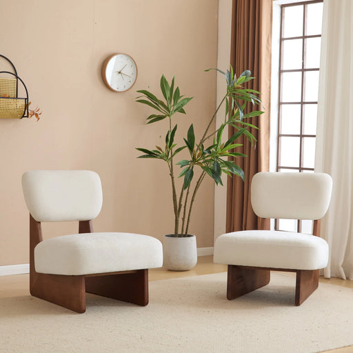 Petra Beige Lounge Chair | Glass House Furnishings
