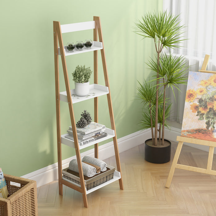 4-Tier Bookshelf Ladder