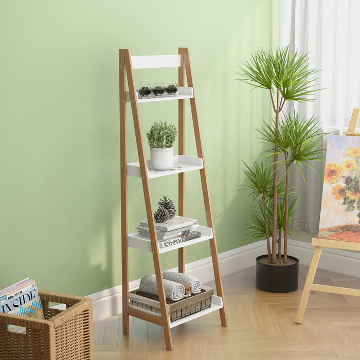 4-Tier Bookshelf Ladder