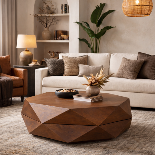 Diamond Shape Coffee Table | Glass House Furnishings