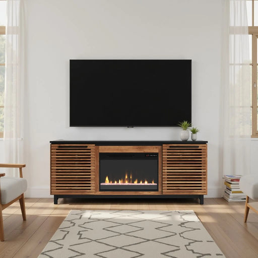 Oakley ' Fireplace Tvs TV Stand | Glass House Furnishings