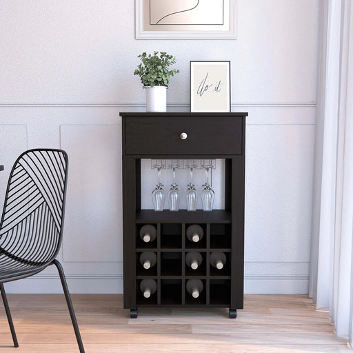 Palmer ' H Black Cabinet | Glass House Furnishings