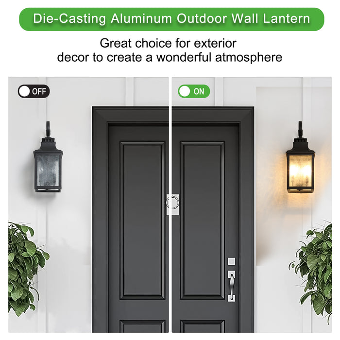 Large Outdoor Wall Lamps With Glass