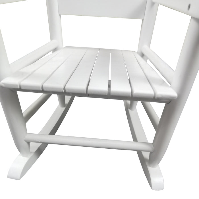 Children's Rocking Chair, Indoor/Outdoor, Suitable For Kids, Durable, White