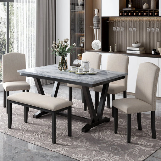 Trexm Signature Dining Table | Glass House Furnishings