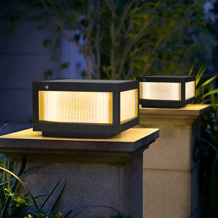 Solar Wall Lamp With Dimmable LED (2 pack)