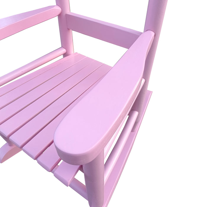 Light Pink Children's Rocking Chair, Indoor/Outdoor, Suitable For Kids, Durable