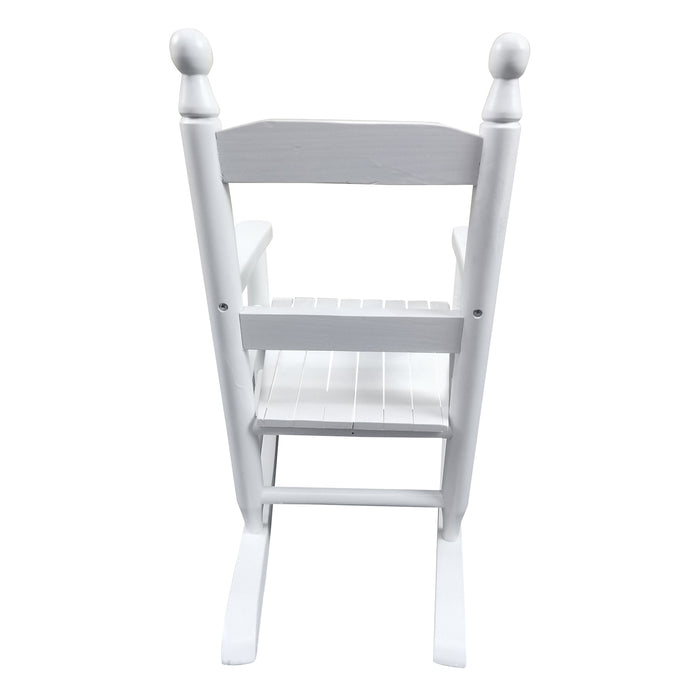 Children's Rocking Chair, Indoor/Outdoor, Suitable For Kids, Durable, White