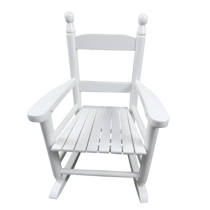 Children's Rocking Chair, Indoor/Outdoor, Suitable For Kids, Durable, White