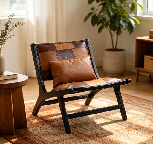 Modern Boho Accent Chairs for Living Room,Mid Century Lounge Chair,Side Chair Indoor Glass House Furnishings
