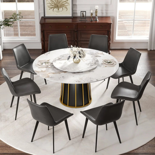 Artificial Stone Round Dining Table | Glass House Furnishings