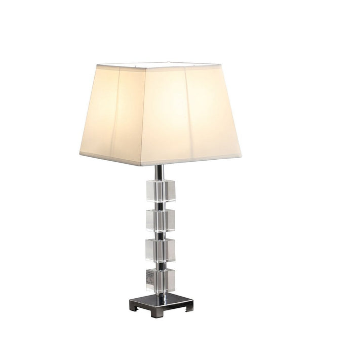 25" Wendi Glam Crystal Cube Ice Table Lamp