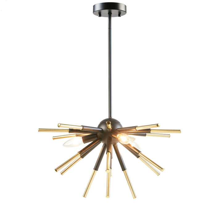 3-Light Spiked Chandelier