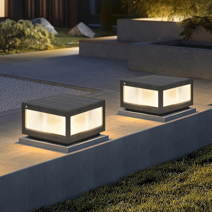 Solar Wall Lamp With Dimmable LED (2 pack)