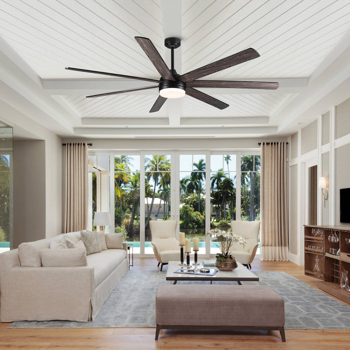 72-inch Farmhouse Ceiling Fan With Plywood Blades, Ideal For Dining Room