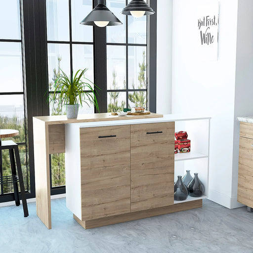 Arden Point Kitchen Island Two Cabinet | Glass House Furnishings