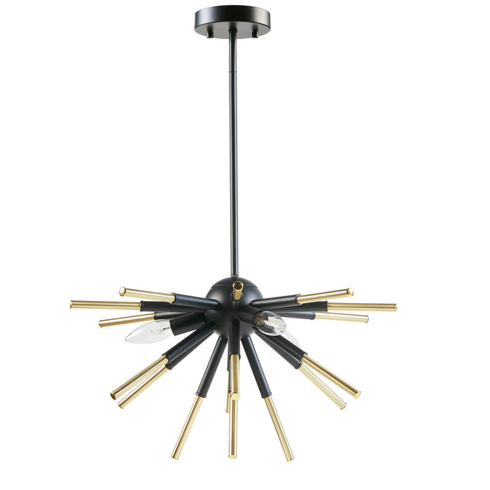 3-Light Spiked Chandelier