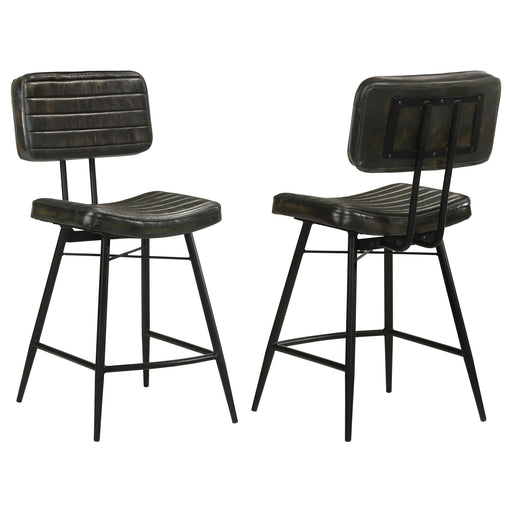 Senko Antique Espresso Upholstered Chair | Glass House Furnishings