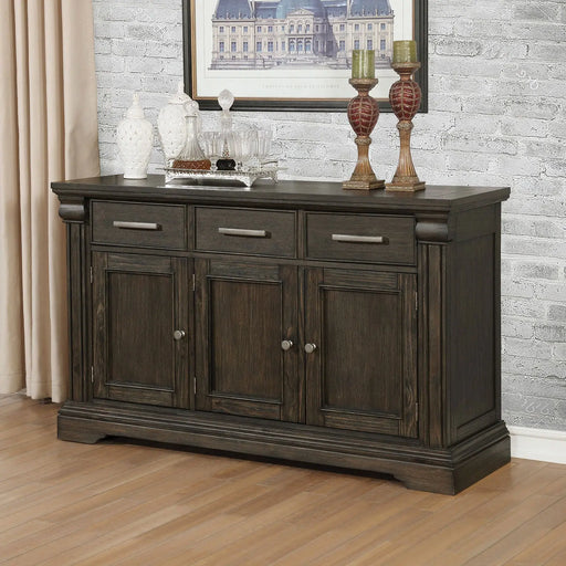 Montgomery Espresso Server Solidwood Furniture | Glass House Furnishings