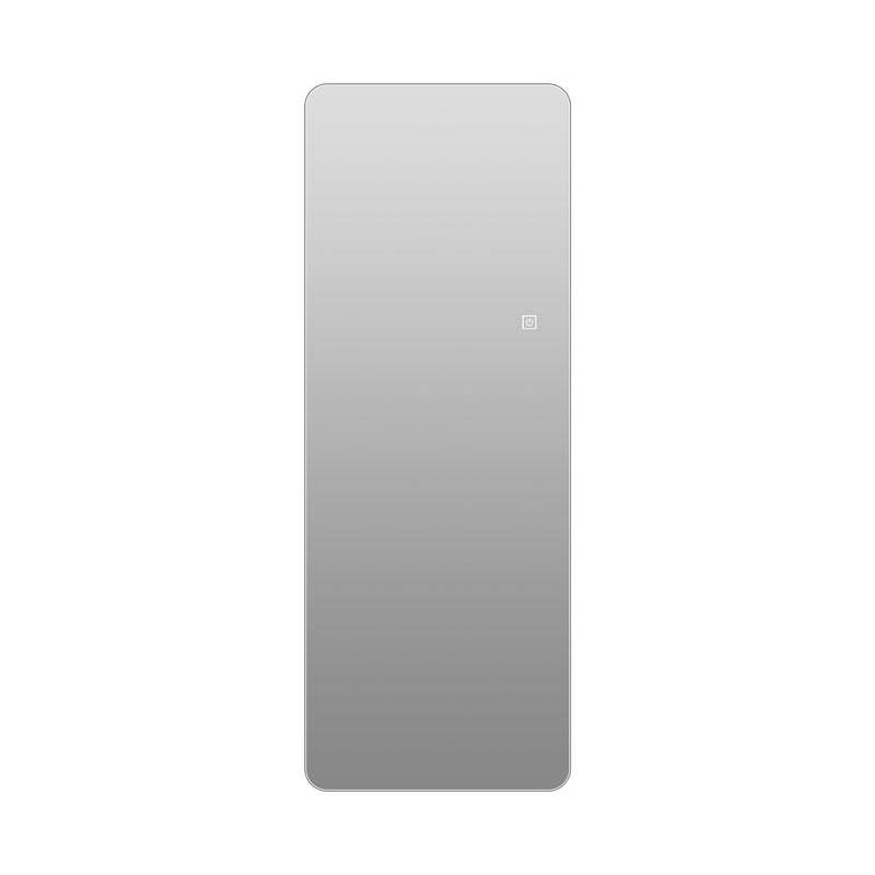 Luma Silver LED Backlit Full-Length Wall Mirror Glass House Furnishings