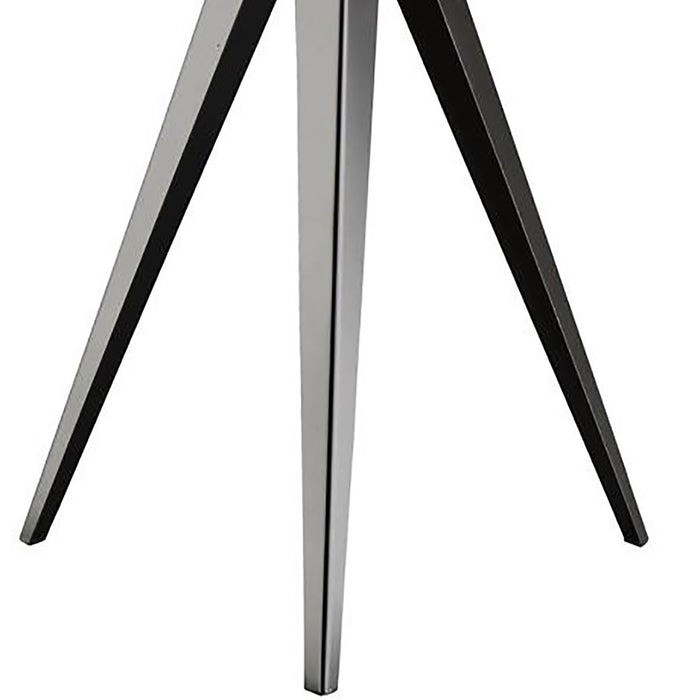 Grey and Black Tripod Floor Lamp